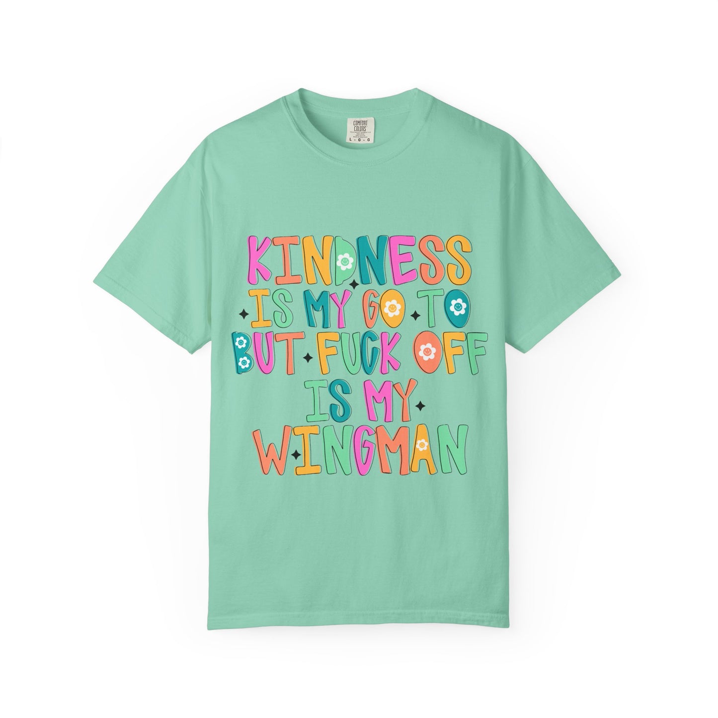 Kindness is My Go-To T-Shirt, Casual Unisex Tee, Humor Shirt, Gift for Friends, Trendy Graphic Tee, Everyday Wear