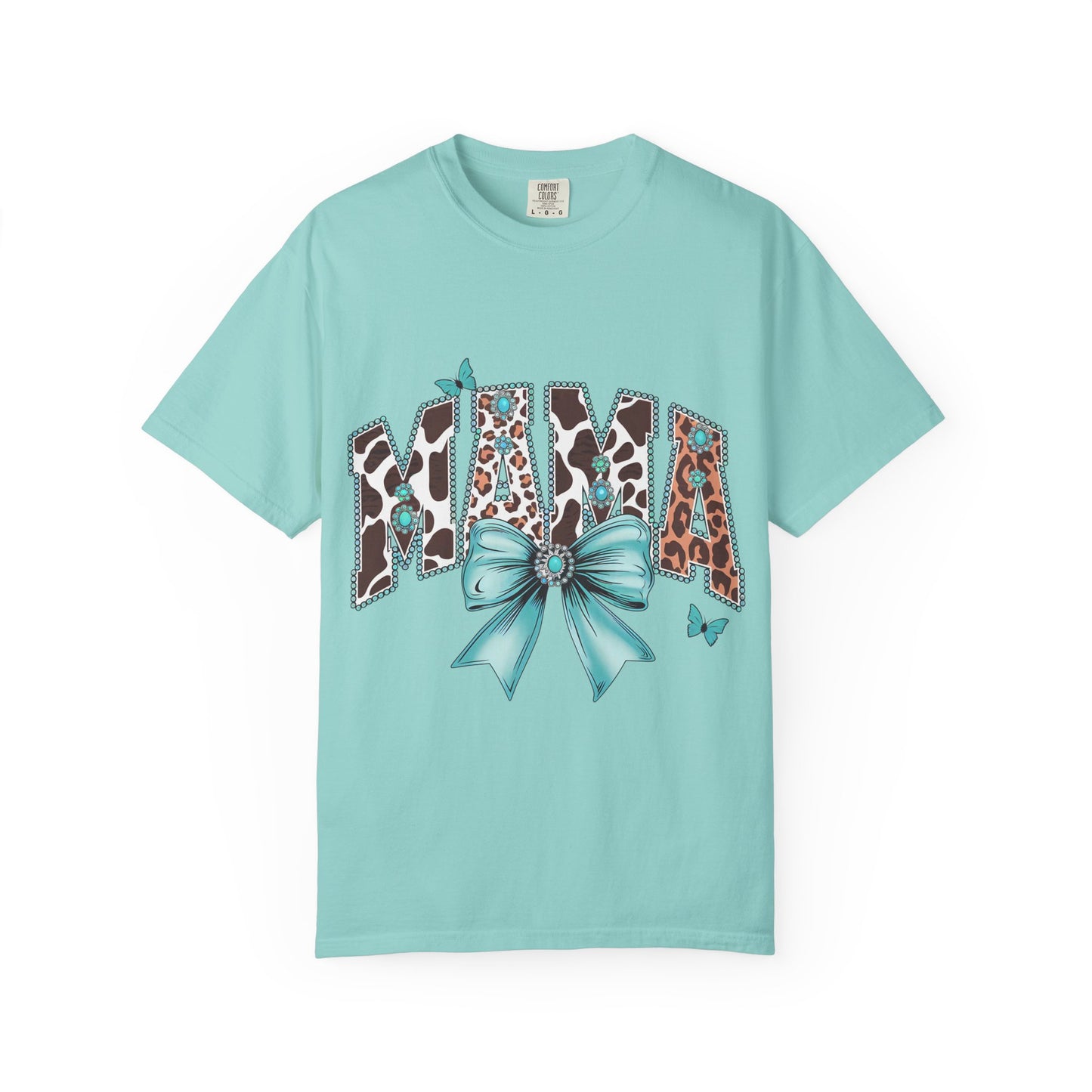 Mama Leopard Print T-shirt, Gift for Moms, Cute Family Shirt, Birthday Present, Casual Wear, Animal Print Tee