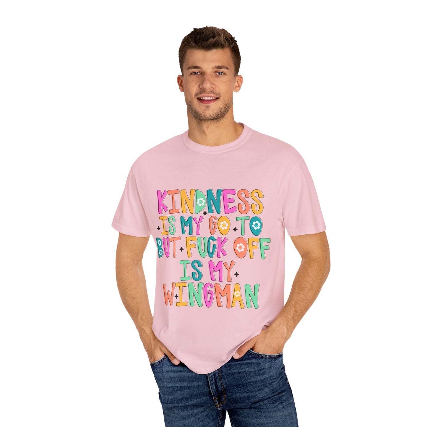 Kindness is My Go-To T-Shirt, Casual Unisex Tee, Humor Shirt, Gift for Friends, Trendy Graphic Tee, Everyday Wear