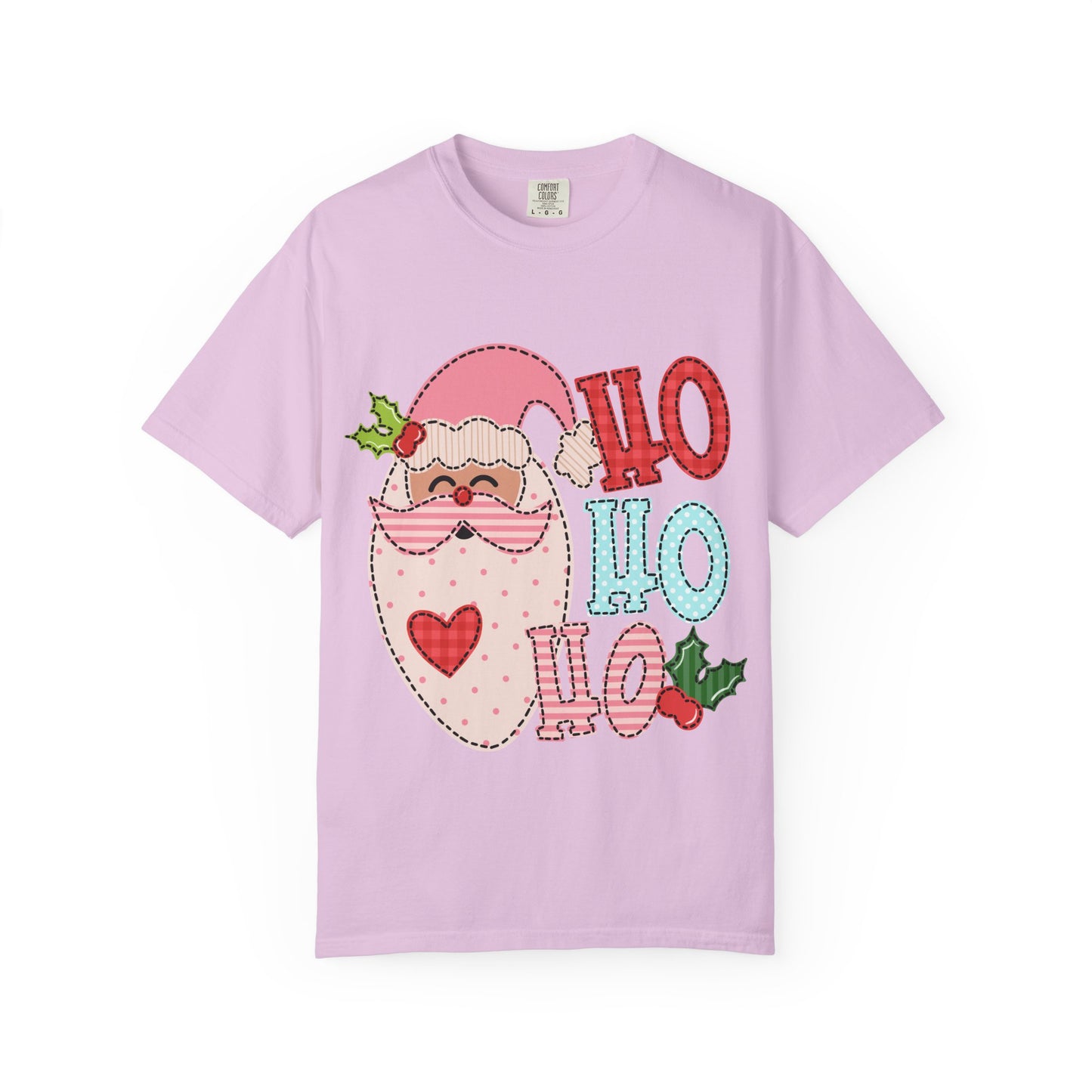 Festive Santa T-shirt | Ho Ho Ho Holiday Tee for Christmas, Unisex Gift, Casual Wear, Family Holiday Fun, Seasonal Apparel