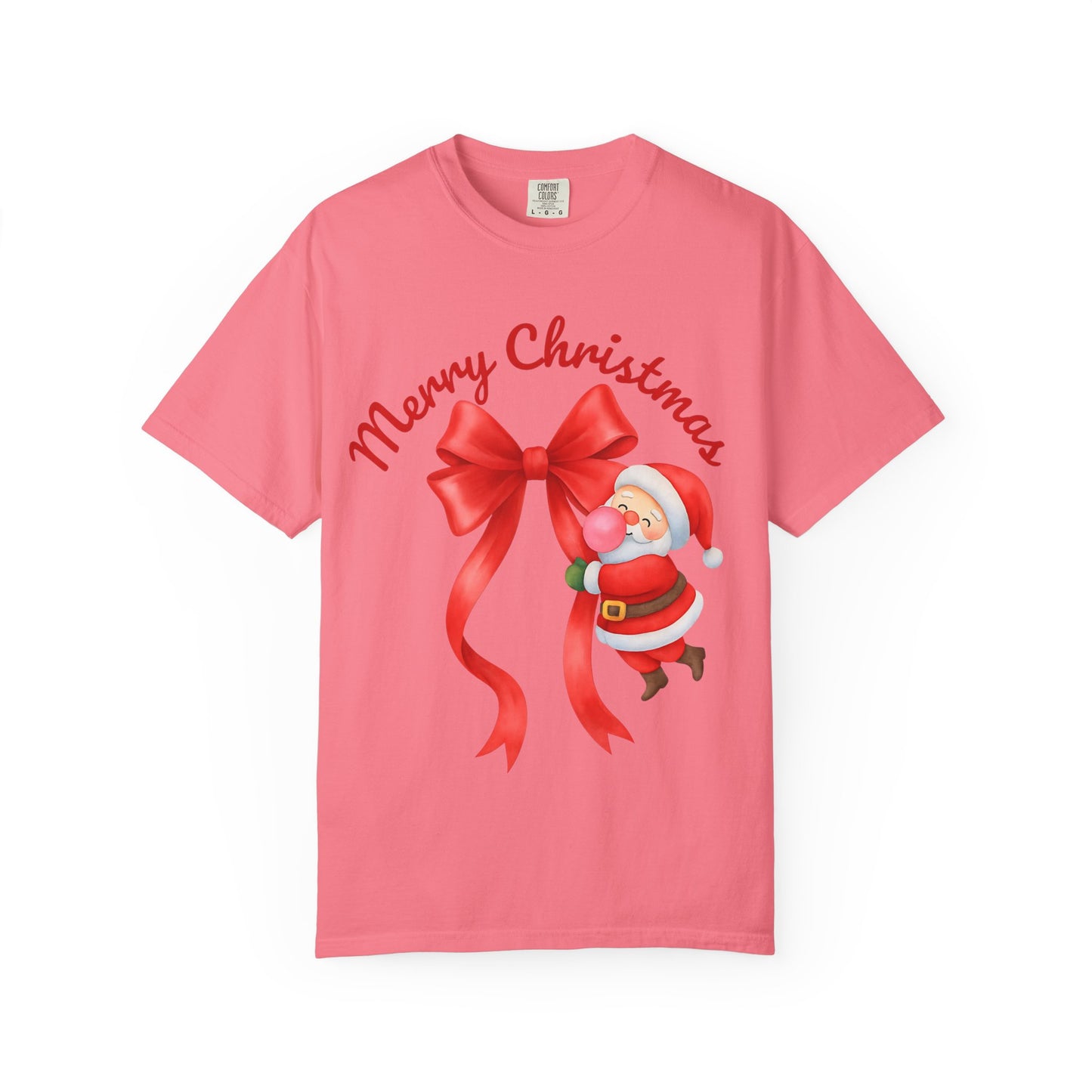 Merry Christmas Unisex T-Shirt, Holiday Gift, Festive Tee, Santa Graphic Tee, Christmas Apparel, Winter Celebration Shirt
