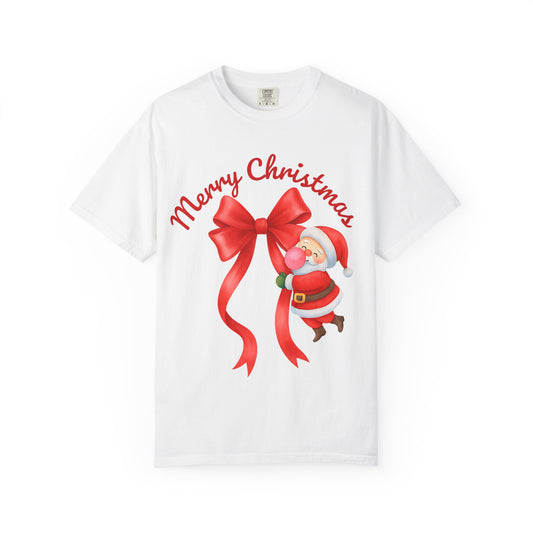 Merry Christmas Unisex T-Shirt, Holiday Gift, Festive Tee, Santa Graphic Tee, Christmas Apparel, Winter Celebration Shirt