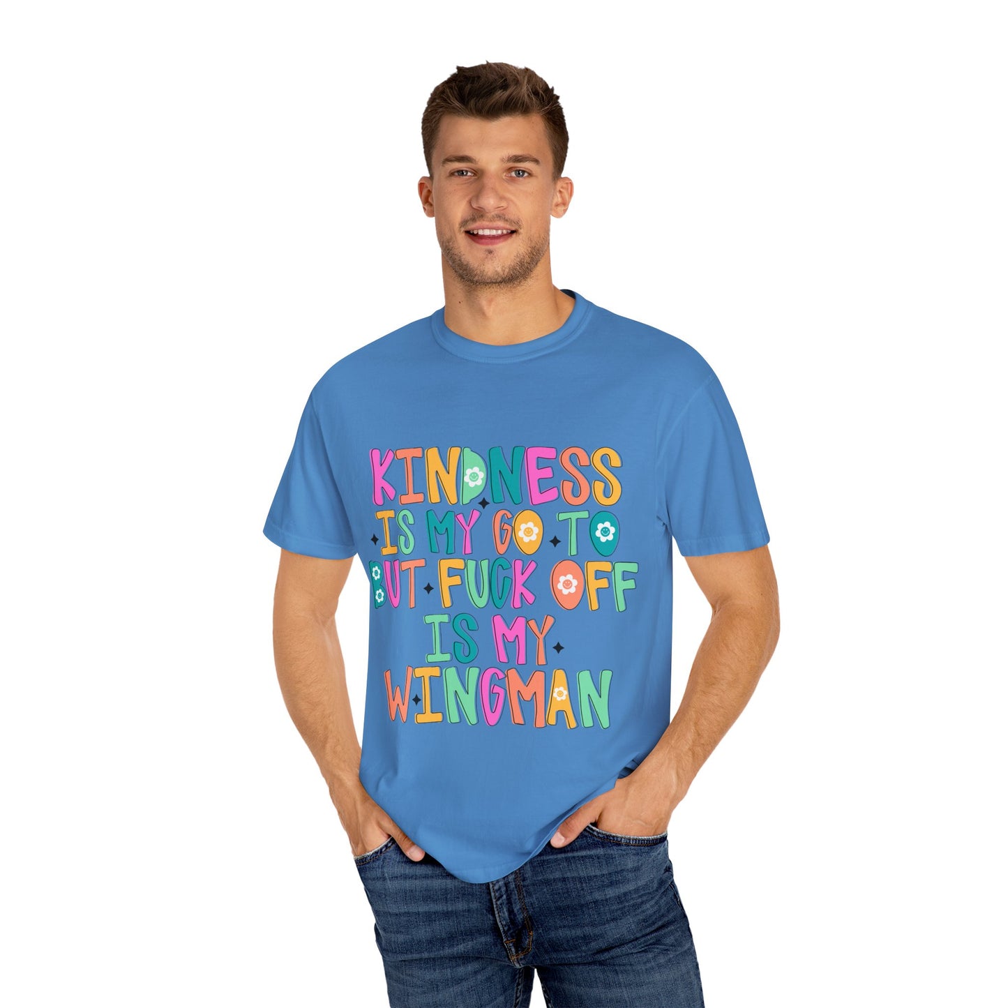 Kindness is My Go-To T-Shirt, Casual Unisex Tee, Humor Shirt, Gift for Friends, Trendy Graphic Tee, Everyday Wear
