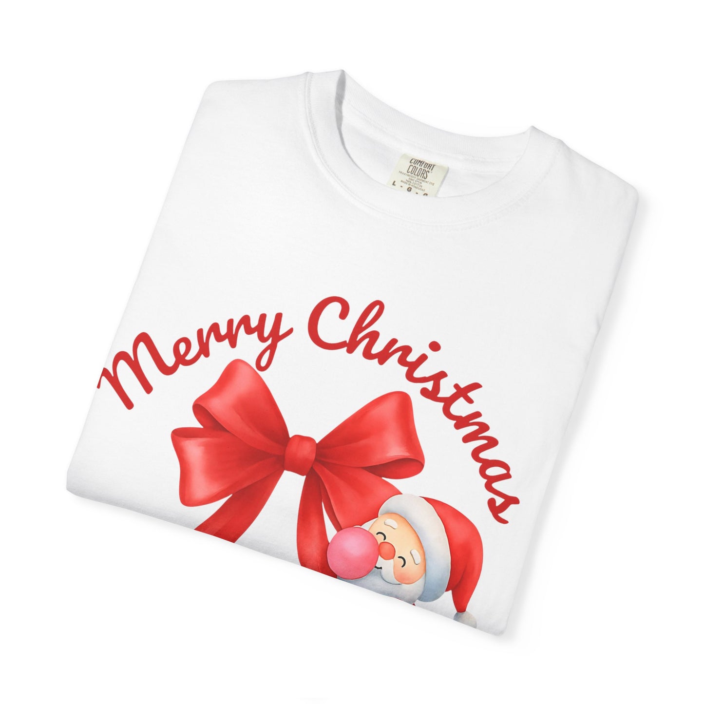 Merry Christmas Unisex T-Shirt, Holiday Gift, Festive Tee, Santa Graphic Tee, Christmas Apparel, Winter Celebration Shirt