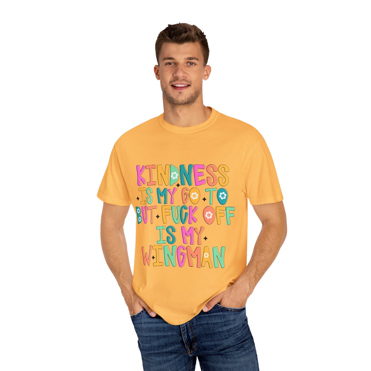 Kindness is My Go-To T-Shirt, Casual Unisex Tee, Humor Shirt, Gift for Friends, Trendy Graphic Tee, Everyday Wear
