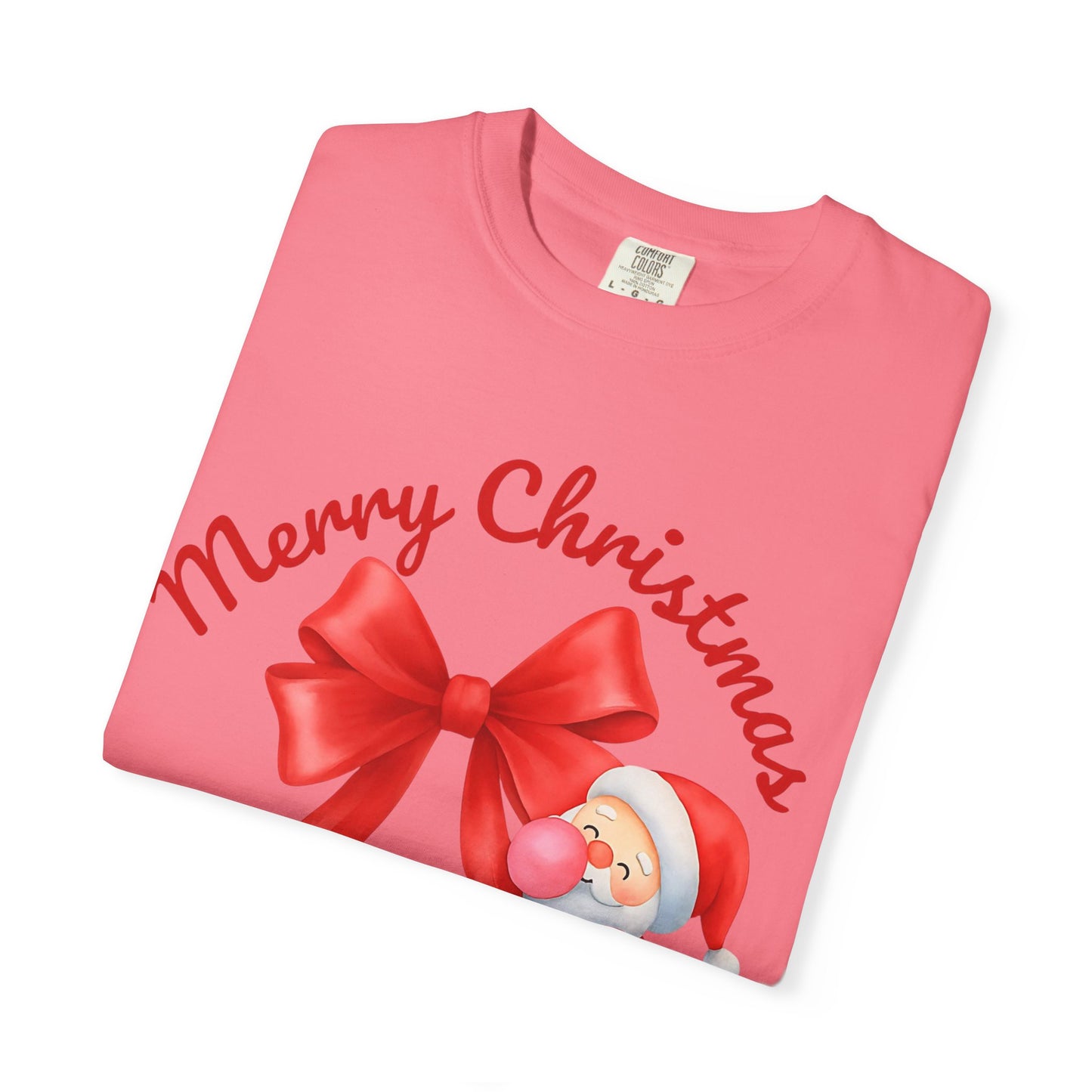 Merry Christmas Unisex T-Shirt, Holiday Gift, Festive Tee, Santa Graphic Tee, Christmas Apparel, Winter Celebration Shirt
