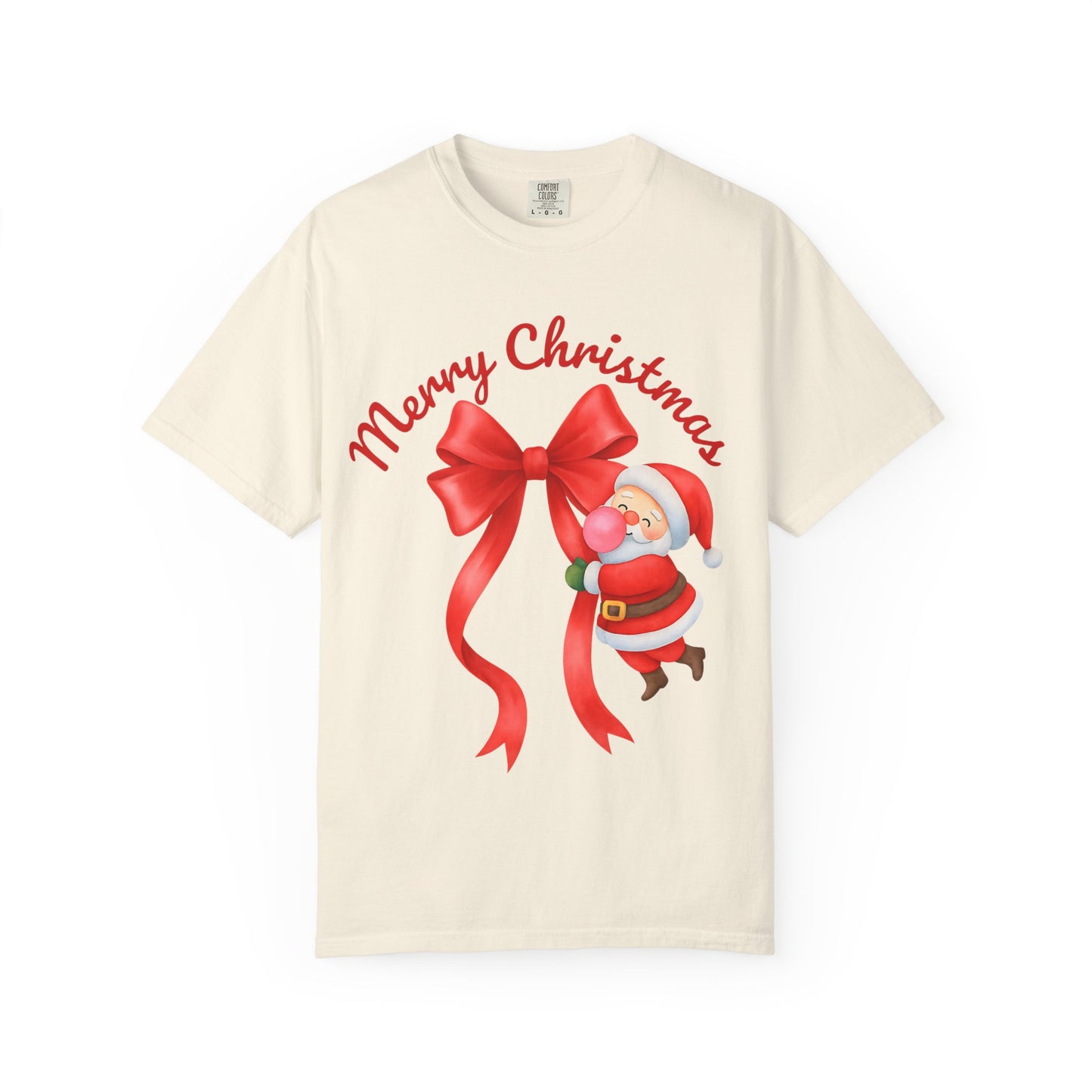 Merry Christmas Unisex T-Shirt, Holiday Gift, Festive Tee, Santa Graphic Tee, Christmas Apparel, Winter Celebration Shirt