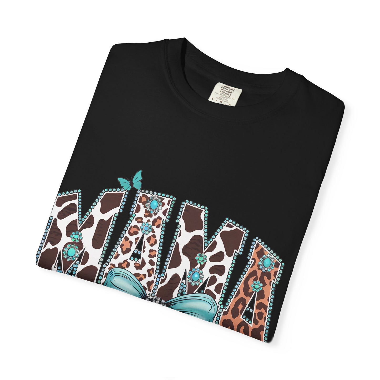 Mama Leopard Print T-shirt, Gift for Moms, Cute Family Shirt, Birthday Present, Casual Wear, Animal Print Tee