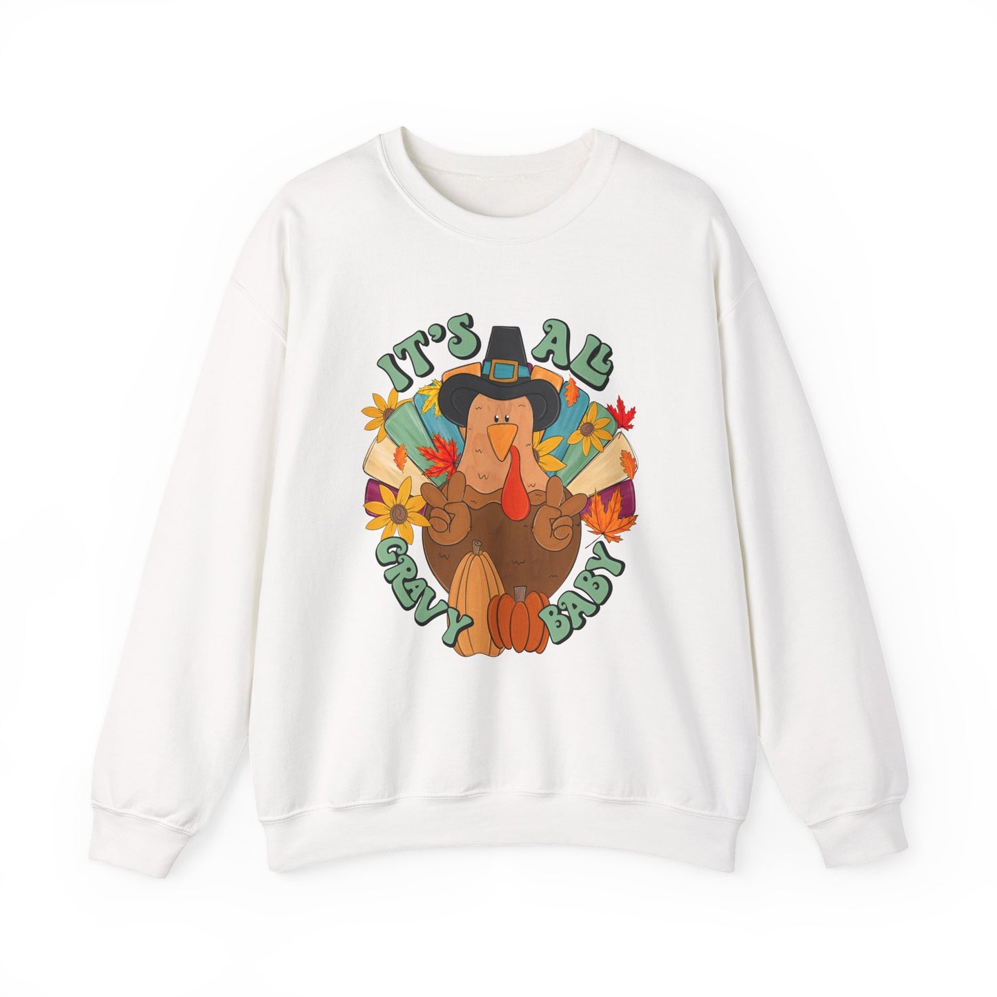 Thanksgiving Turkey Sweatshirt, Cozy Fall Sweater, Unisex Crewneck, Holiday Gift, Autumn Apparel, Thanksgiving Outfit