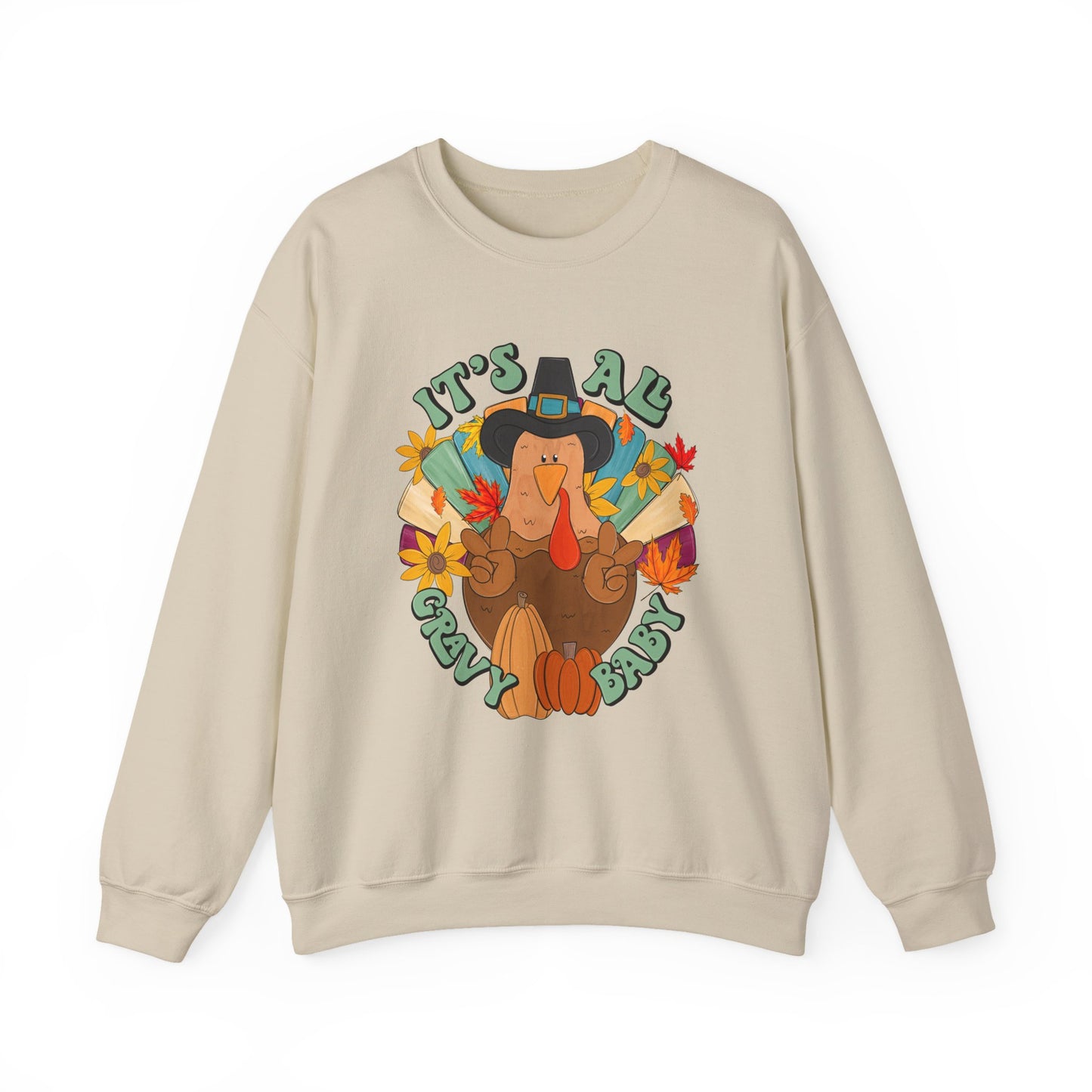 Thanksgiving Turkey Sweatshirt, Cozy Fall Sweater, Unisex Crewneck, Holiday Gift, Autumn Apparel, Thanksgiving Outfit