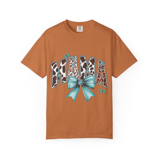 Mama Leopard Print T-shirt, Gift for Moms, Cute Family Shirt, Birthday Present, Casual Wear, Animal Print Tee