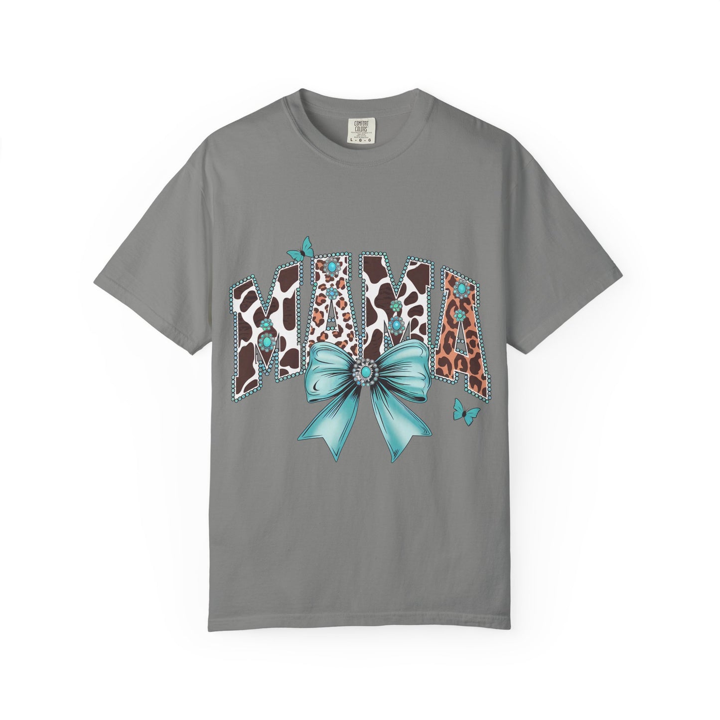 Mama Leopard Print T-shirt, Gift for Moms, Cute Family Shirt, Birthday Present, Casual Wear, Animal Print Tee