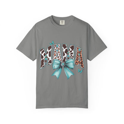 Mama Leopard Print T-shirt, Gift for Moms, Cute Family Shirt, Birthday Present, Casual Wear, Animal Print Tee