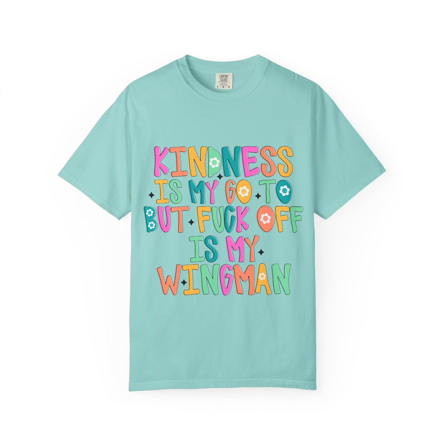 Kindness is My Go-To T-Shirt, Casual Unisex Tee, Humor Shirt, Gift for Friends, Trendy Graphic Tee, Everyday Wear
