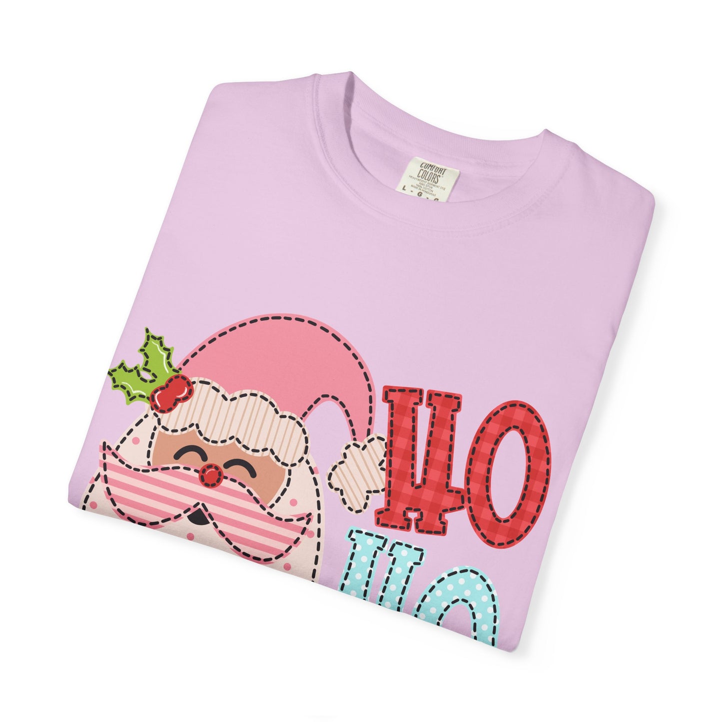 Festive Santa T-shirt | Ho Ho Ho Holiday Tee for Christmas, Unisex Gift, Casual Wear, Family Holiday Fun, Seasonal Apparel