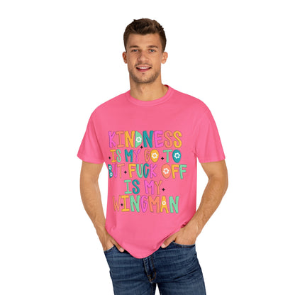 Kindness is My Go-To T-Shirt, Casual Unisex Tee, Humor Shirt, Gift for Friends, Trendy Graphic Tee, Everyday Wear