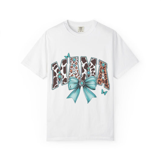 Mama Leopard Print T-shirt, Gift for Moms, Cute Family Shirt, Birthday Present, Casual Wear, Animal Print Tee