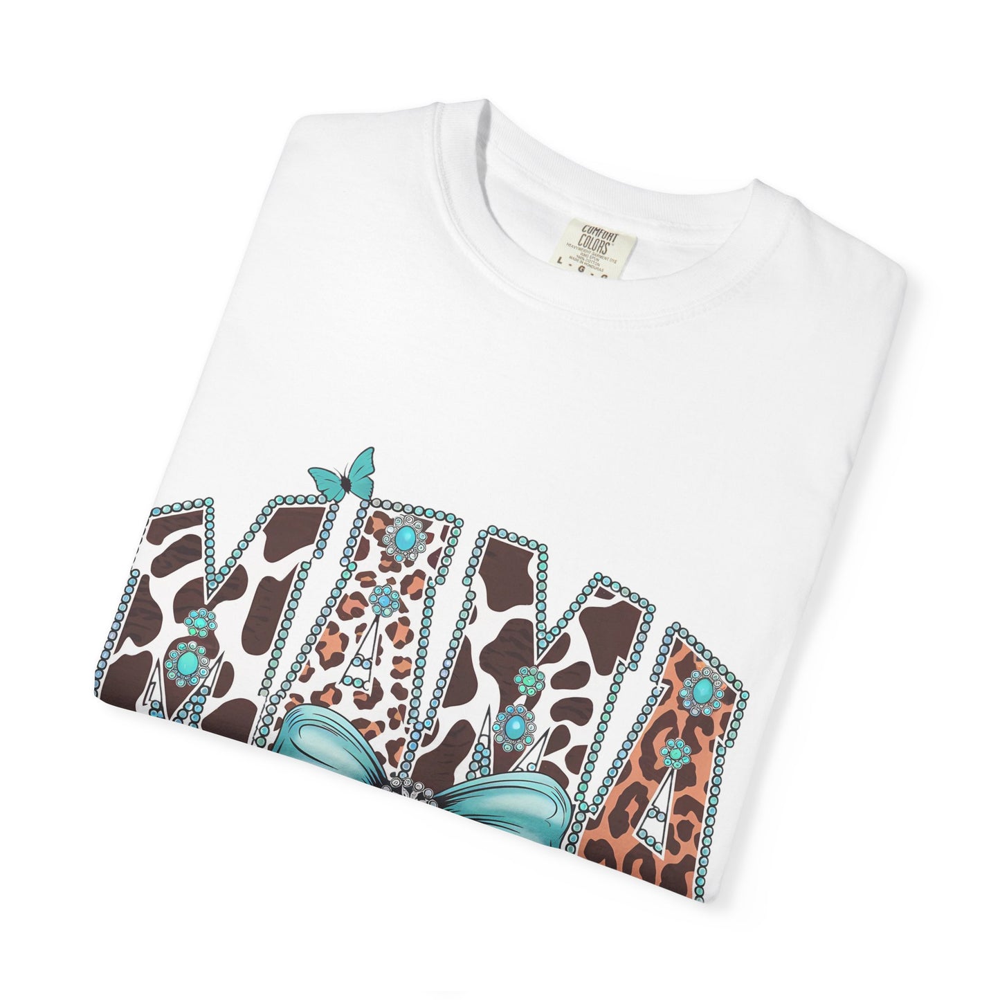 Mama Leopard Print T-shirt, Gift for Moms, Cute Family Shirt, Birthday Present, Casual Wear, Animal Print Tee
